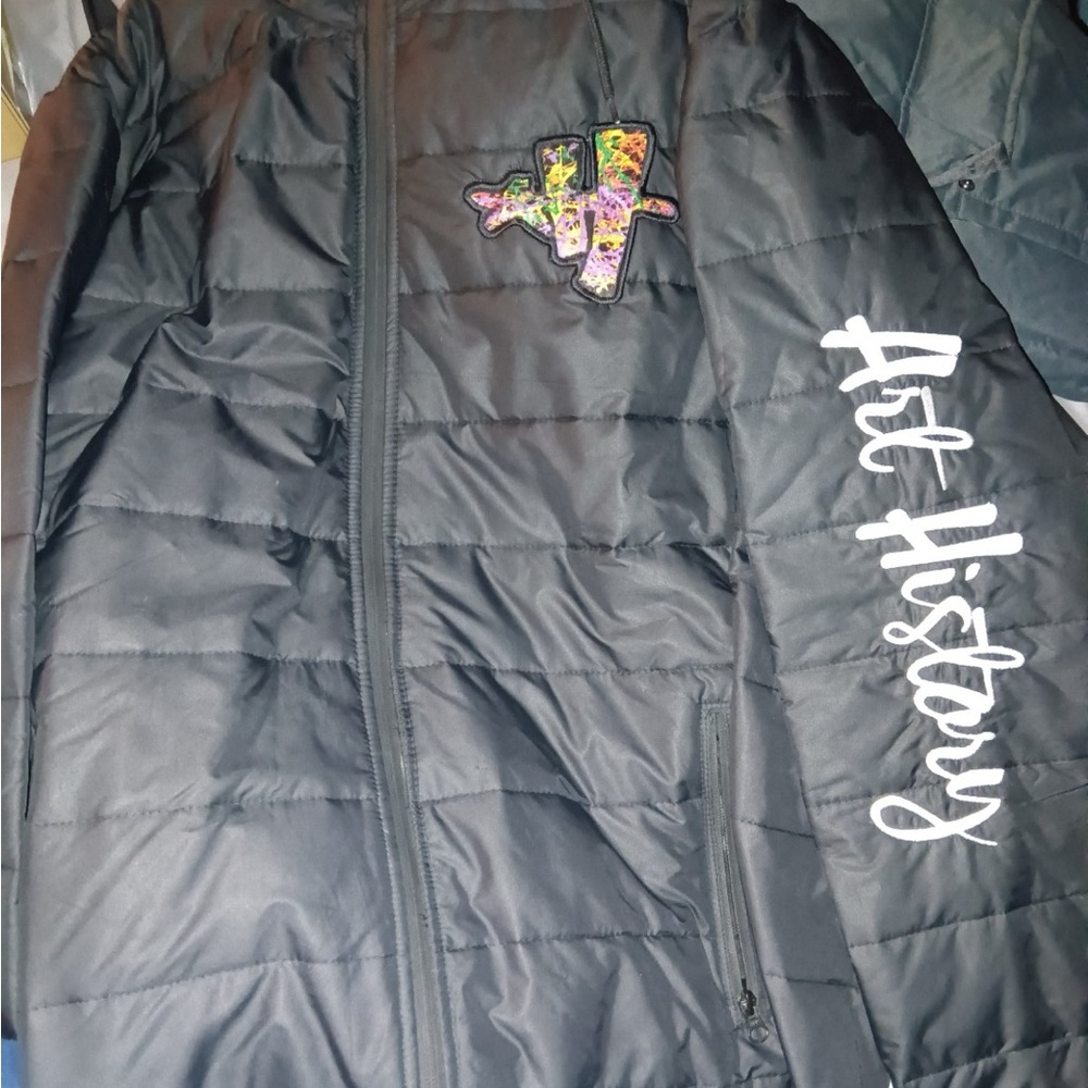 Art History Men's Black Puffer Jacket